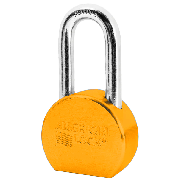 American Lock A701 Solid Steel (Chrome Plated) Padlock 2-1/2in (64mm) wide 2in tall shackle