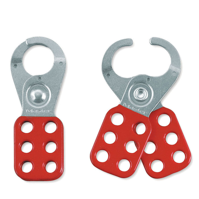 Master Lock 420 Steel Lockout Hasp, Jaw Clearance 1in (25mm) Wide-Other Security Device-Master Lock-420-MasterLocks.com