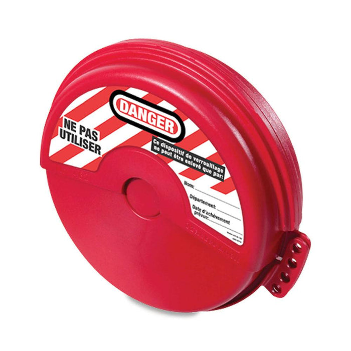 Master Lock 482 Rotating Gate Valve Lockout, 4in-6-1/2in (10.2cm-16.5cm) Diameter Handles-Master Lock-482-AmericanLocks.com