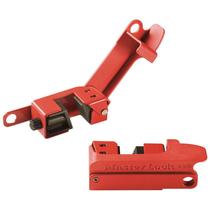 Master Lock 491 Grip Tight™ Circuit Breaker Lockout, Tall and Wide Toggles-Master Lock-491B-AmericanLocks.com