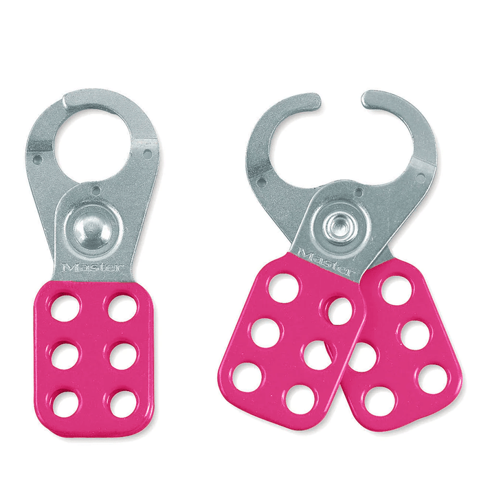 Master Lock 420 Steel Lockout Hasp, Jaw Clearance 1in (25mm) Wide
