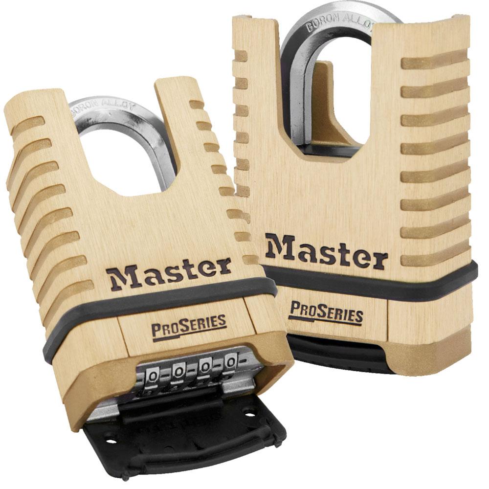 Master Lock 1177 ProSeries® Shrouded Brass Resettable Combination