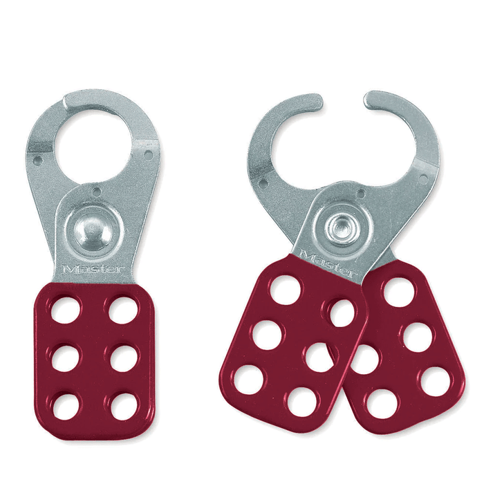 Master Lock 420 Steel Lockout Hasp, Jaw Clearance 1in (25mm) Wide