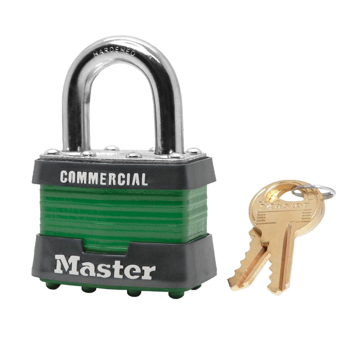 Master Lock 575EURD, lucchetto in ottone massiccio, a chiave, ideale Master Lock 575EURD, lucchetto in ottone massiccio, a chiave, ideale