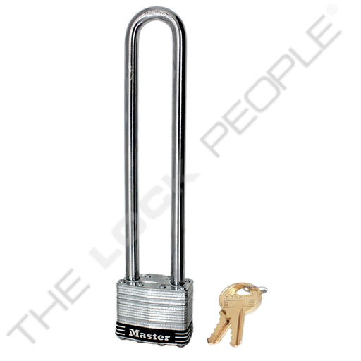 Master Lock 1 Laminated Steel Padlock 1-3/4in (44mm) Wide-Keyed-Master Lock-Black-Keyed Alike-1KALNBLK-MasterLocks.com