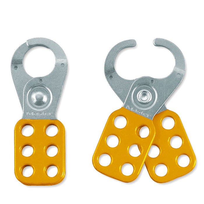Master Lock 420 Steel Lockout Hasp, Jaw Clearance 1in (25mm) Wide