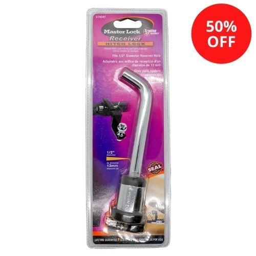 Master Lock 374DAT Receiver Hitch Lock 1/2in (13mm) Diameter-Keyed-Master Lock-374DAT-AmericanLocks.com