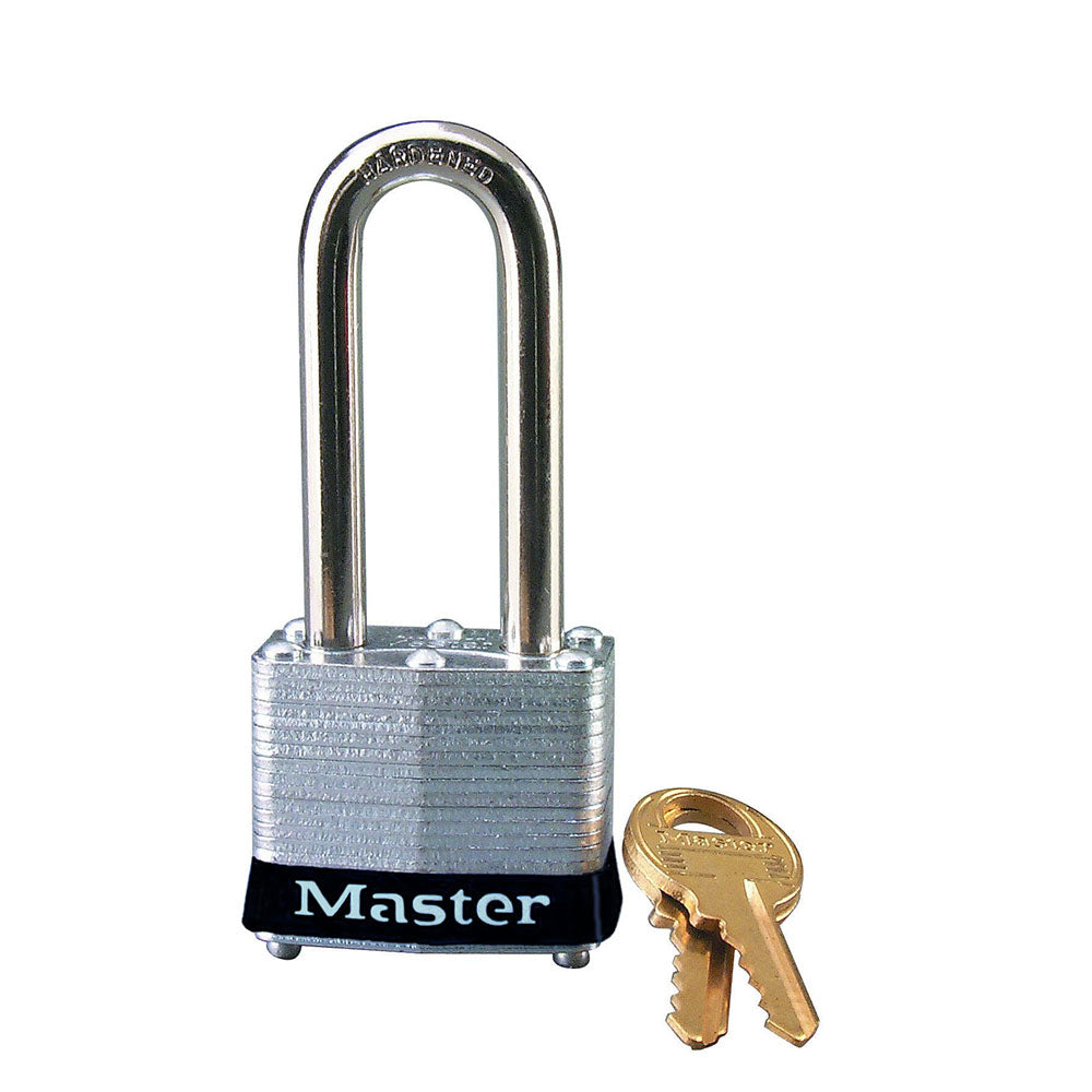 Master Lock 3LH Laminated Steel Padlock (Colored Bumper
