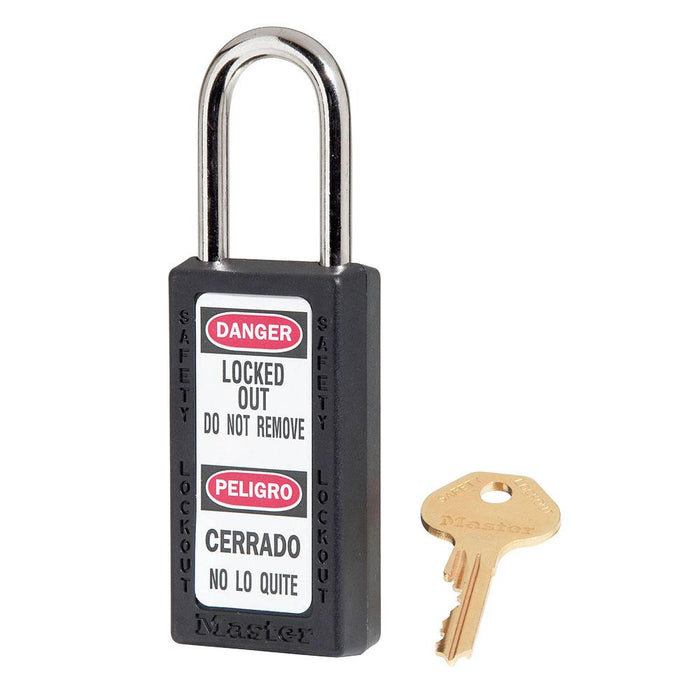 Model No. 411 Zenex™ Thermoplastic Safety Padlock, 1-1/2in