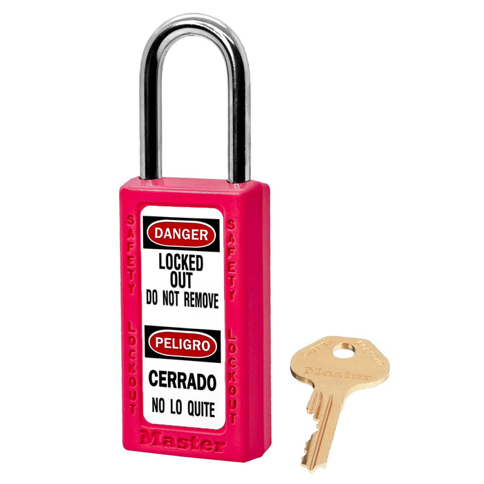 Model No. 411 Zenex™ Thermoplastic Safety Padlock, 1-1/2in