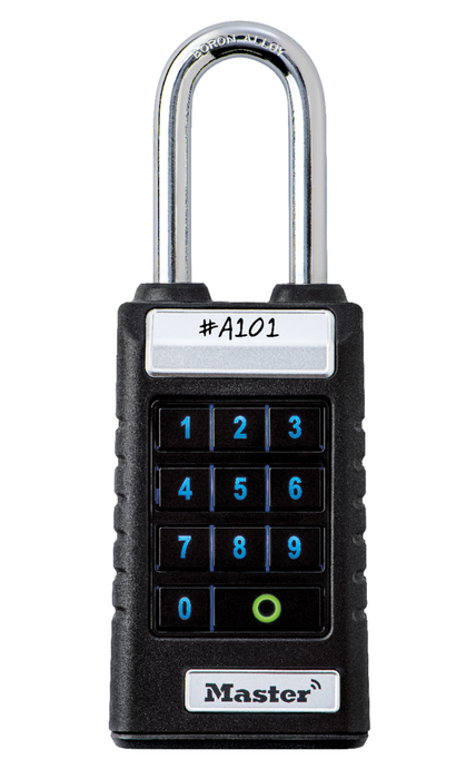 Master Lock 6400LJENT Bluetooth® Extended Shackle Padlock for Business Applications-Master Lock-6400LJENT-AmericanLocks.com