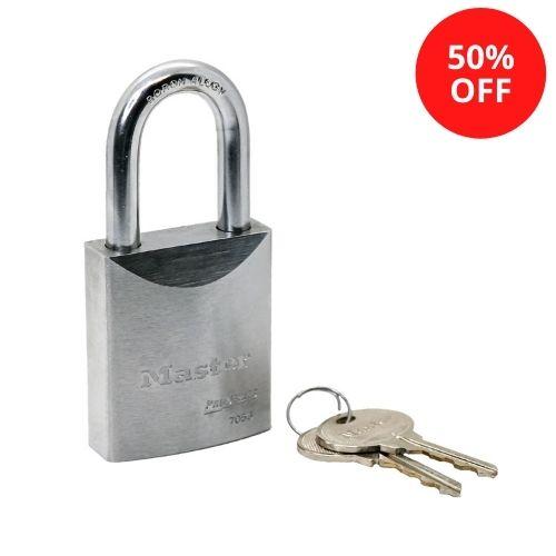 Master Lock 7053 Pro Series® Recodable Solid Steel Padlock 2" (51mm) Wide-Keyed-Master Lock-7053-AmericanLocks.com