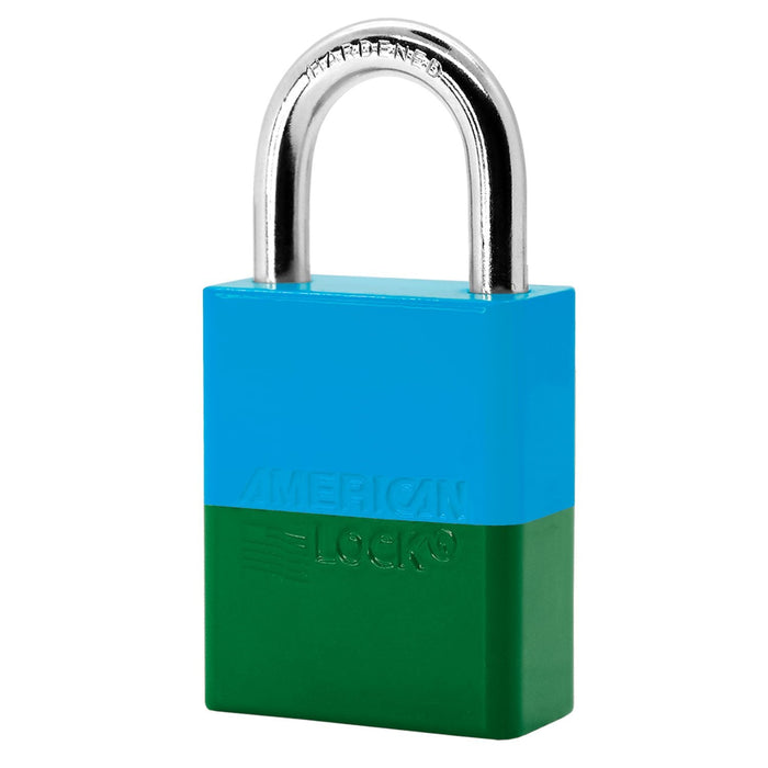 American Lock S1105PC Powder Coated Dual Colored Aluminum Padlock
