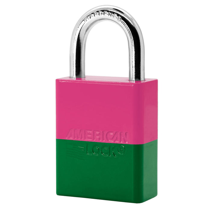 American Lock S1105PC Powder Coated Dual Colored Aluminum Padlock
