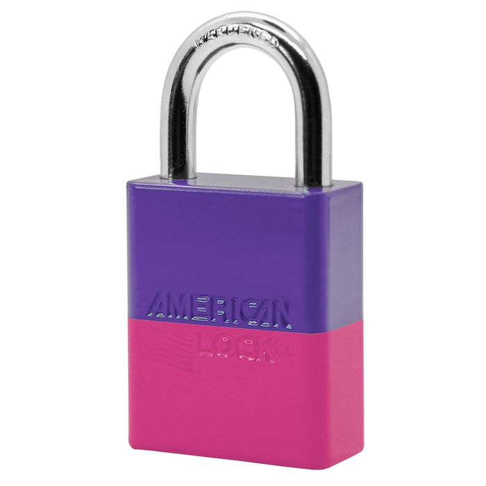 American Lock S1105PC Powder Coated Dual Colored Aluminum Padlock