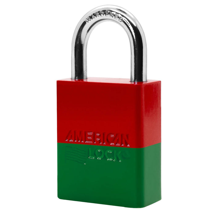 American Lock S1105PC Powder Coated Dual Colored Aluminum Padlock