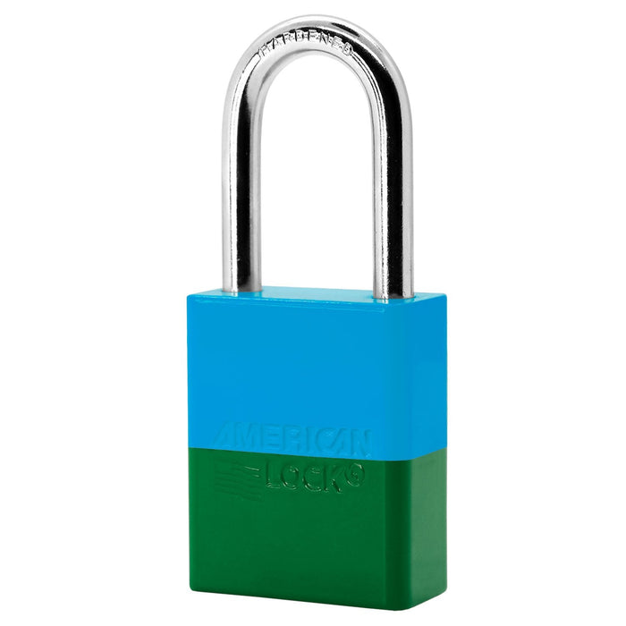 American Lock A1106PC Powder Coated Dual Colored Aluminum Padlock
