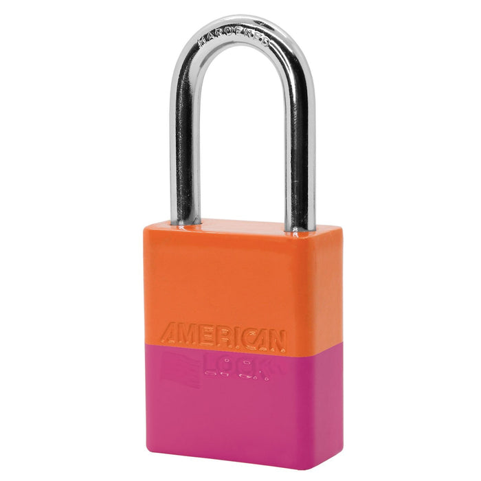 American Lock A1106PC Powder Coated Dual Colored Aluminum Padlock