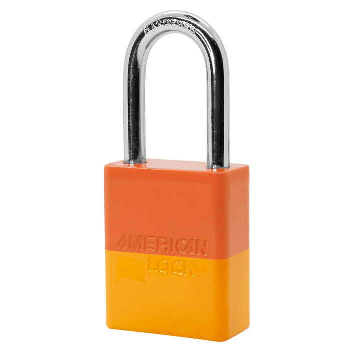 American Lock A1106PC Powder Coated Dual Colored Aluminum Padlock