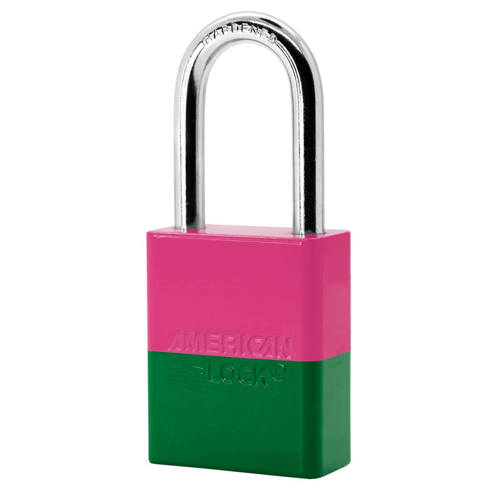 American Lock A1106PC Powder Coated Dual Colored Aluminum Padlock