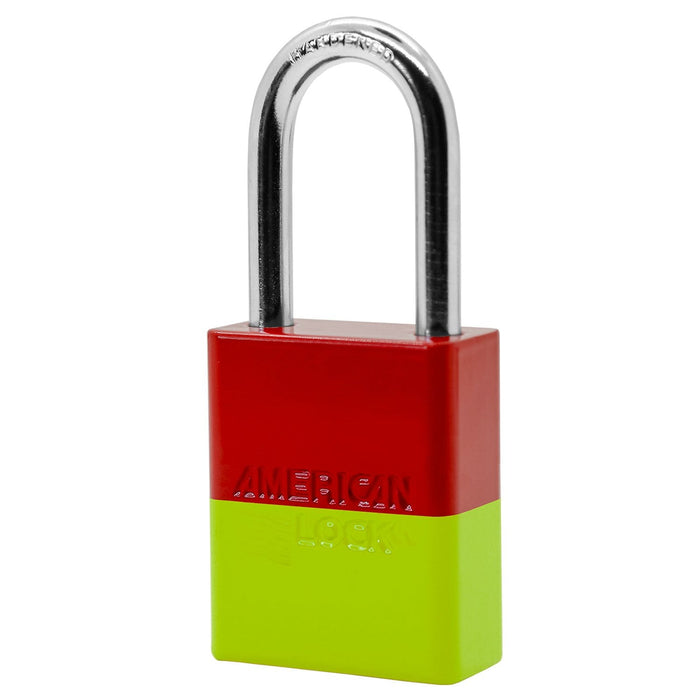 American Lock A1106PC Powder Coated Dual Colored Aluminum Padlock