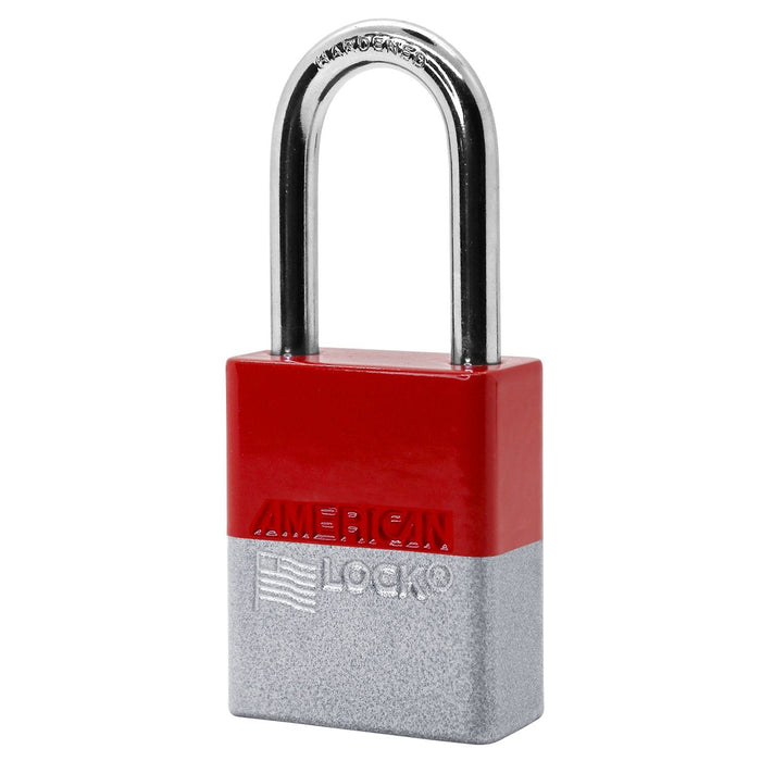 American Lock A1106PC Powder Coated Dual Colored Aluminum Padlock