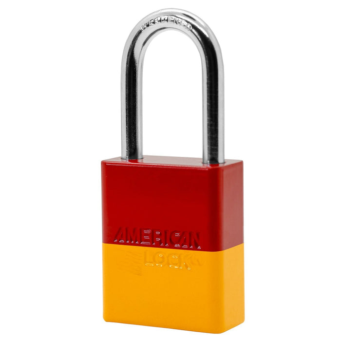 American Lock A1106PC Powder Coated Dual Colored Aluminum Padlock