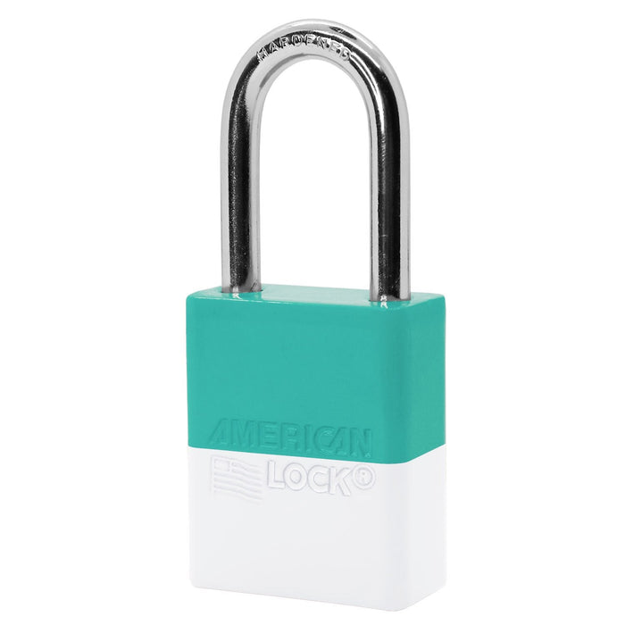 American Lock A1106PC Powder Coated Dual Colored Aluminum Padlock