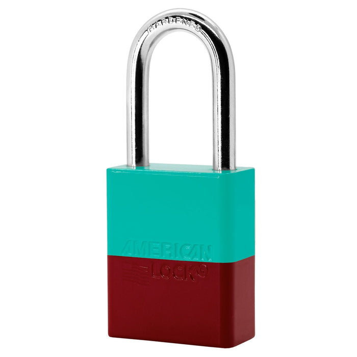 American Lock A1106PC Powder Coated Dual Colored Aluminum Padlock