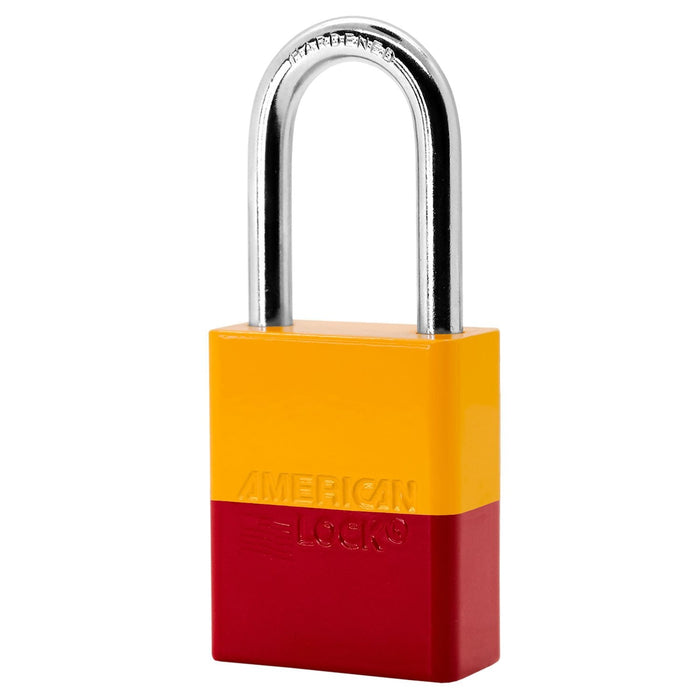 American Lock A1106PC Powder Coated Dual Colored Aluminum Padlock