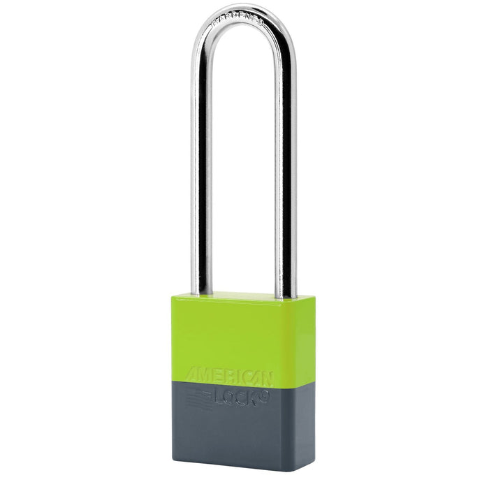 American Lock A1107PC Powder Coated Dual Colored Aluminum Padlock