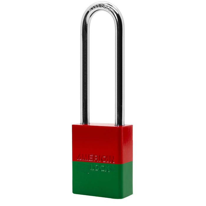 American Lock A1107PC Powder Coated Dual Colored Aluminum Padlock