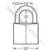 Master Lock 141T Covered Solid Body Padlock; 2 Pack 1-9/16in (40mm) Wide-Keyed-Master Lock-141T-AmericanLocks.com