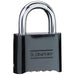 Master Lock 178 Resettable Combination Zinc Die-Cast Padlock, Black 2in (51mm) Wide-Combination-Master Lock-178BLK-AmericanLocks.com