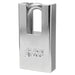 American Lock A5300 Shrouded Solid Steel (Chrome Plated) Padlock 1-3/4in (44mm) wide 1-1/8in tall shackle-Master Lock-A5300KA-Keyed Alike-AmericanLocks.com