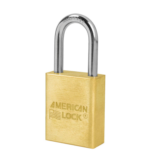 American Lock A5531 Solid Brass Padlock 1-1/2in (38mm) wide 1-1/2in tall shackle-Master Lock-A5531KA-Keyed Alike-AmericanLocks.com
