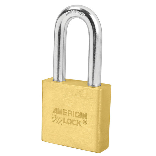 American Lock A6571 Solid Brass Padlock 2in (51mm) wide 2in tall shackle-Master Lock-A6571KA-Keyed Alike-AmericanLocks.com