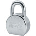 American Lock A702 Solid Steel (Zinc Plated) Padlock 2-1/2in (64mm) wide 1-1/16in tall shackle-Master Lock-A702KA-Keyed Alike-AmericanLocks.com
