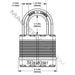 Master Lock M15XD 2-1/2in (64mm) Wide Magnum® Laminated Steel Padlock-Keyed-Master Lock-M15XDLF-AmericanLocks.com