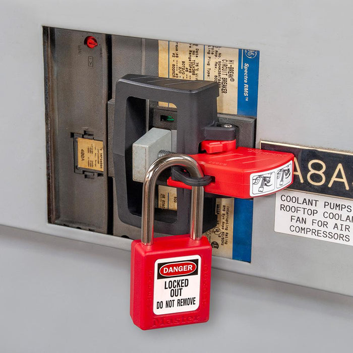 Master Lock S3823 Grip Tight™ Plus Circuit Breaker Lockout Device – Oversized Handle Circuit Breakers (480/600 V)-Master Lock-S3823-AmericanLocks.com