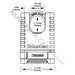 Master Lock 1177D ProSeries® Shrouded Brass Resettable Combination Padlock 2-1/4in (57mm) Wide-Combination-Master Lock-1177D-AmericanLocks.com