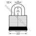 Master Lock 3008D Laminated Steel Padlock; 4 Pack 1-9/16in (40mm) Wide-Keyed-Master Lock-3008D-AmericanLocks.com