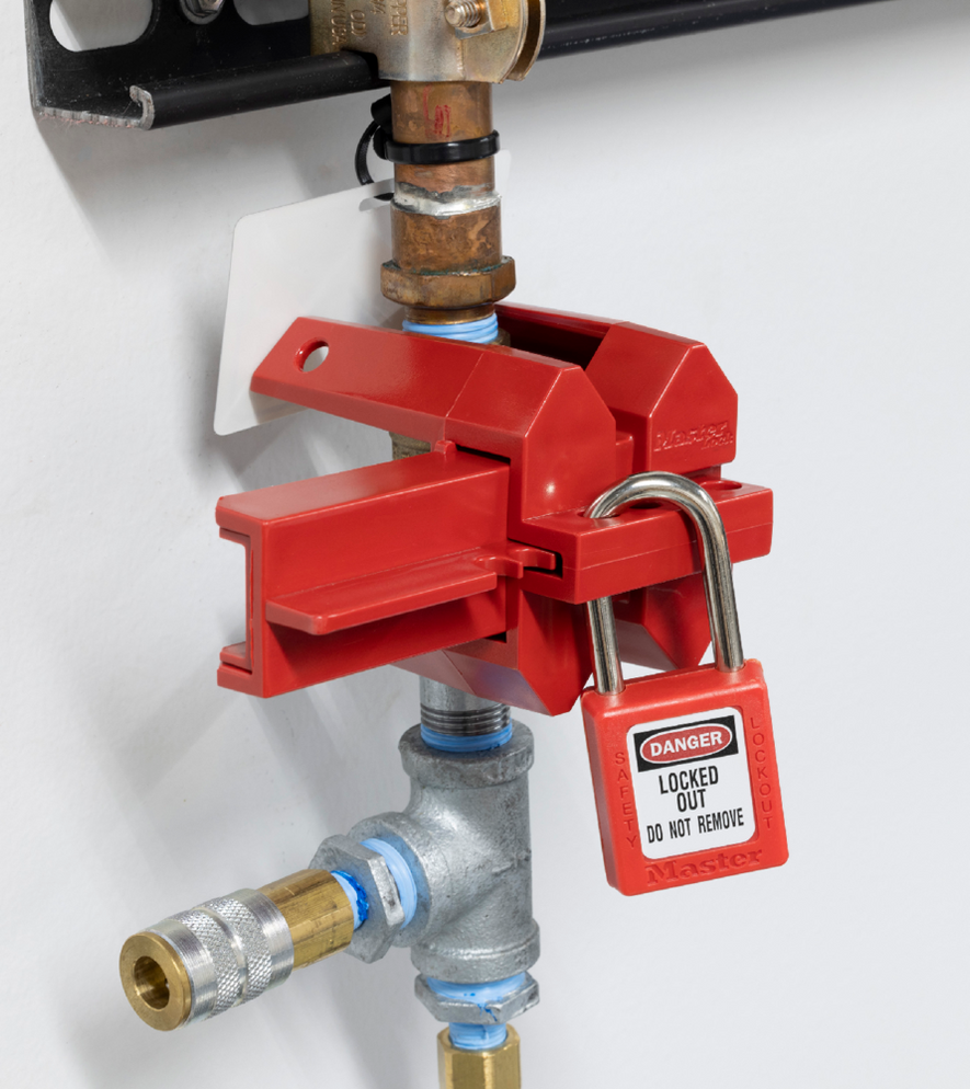 Master Lock S3080 Ball Valve Lockout — AmericanLocks.com