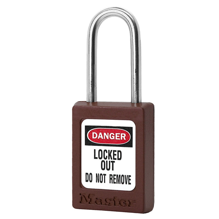 Master Lock S33 Global Zenex™ Thermoplastic Safety Padlock 1-3/8in (35mm) Wide, Non-Key Retaining