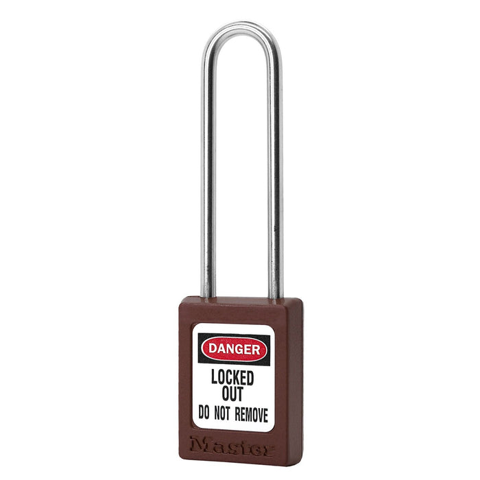 Master Lock S31LT Global Zenex™ Thermoplastic Safety Padlock 1-3/8in (35mm) Wide with 3in (76mm) Shackle, Key Retaining