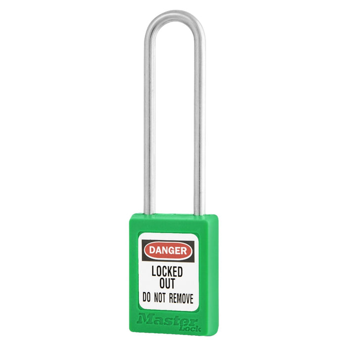 Master Lock S31LT Global Zenex™ Thermoplastic Safety Padlock 1-3/8in (35mm) Wide with 3in (76mm) Shackle, Key Retaining