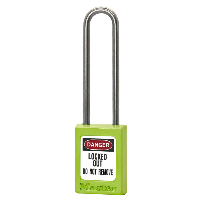 Master Lock S31LT Global Zenex™ Thermoplastic Safety Padlock 1-3/8in (35mm) Wide with 3in (76mm) Shackle, Key Retaining