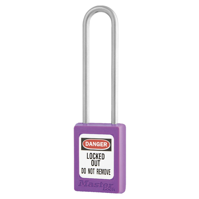 Master Lock S31LT Global Zenex™ Thermoplastic Safety Padlock 1-3/8in (35mm) Wide with 3in (76mm) Shackle, Key Retaining