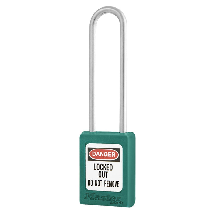 Master Lock S31LT Global Zenex™ Thermoplastic Safety Padlock 1-3/8in (35mm) Wide with 3in (76mm) Shackle, Key Retaining