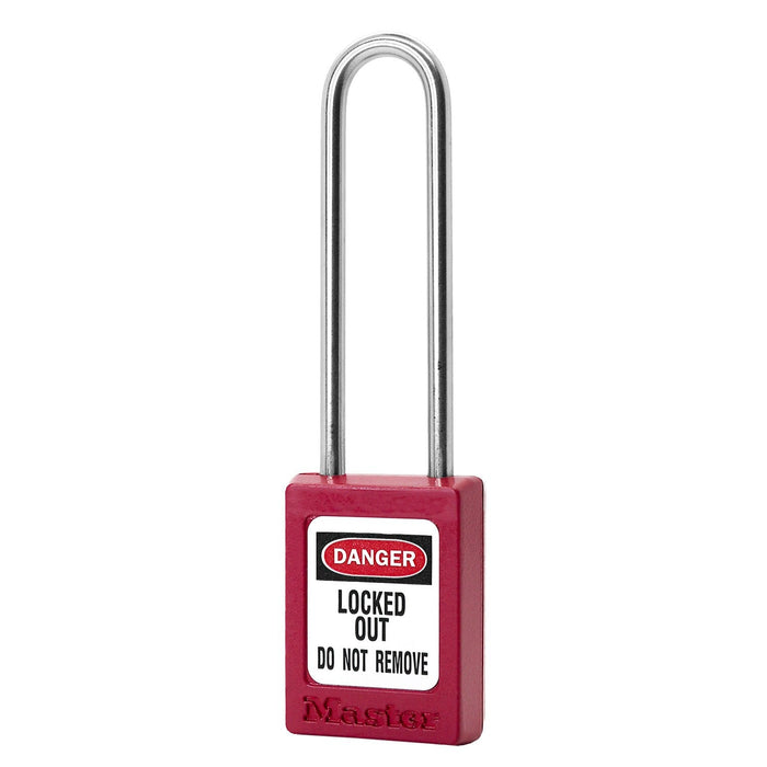 Master Lock S31LT Global Zenex™ Thermoplastic Safety Padlock 1-3/8in (35mm) Wide with 3in (76mm) Shackle, Key Retaining